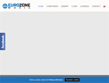 Tablet Screenshot of eurozonemusic.com